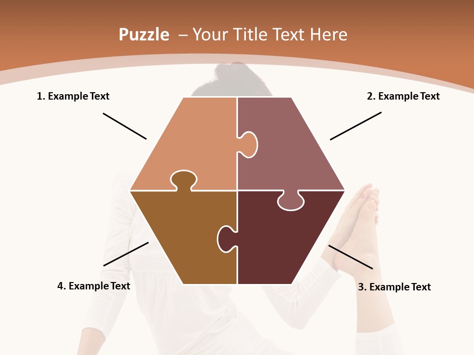 Woman Fit Beautiful PowerPoint Template