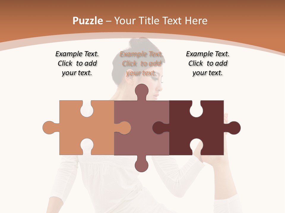 Woman Fit Beautiful PowerPoint Template