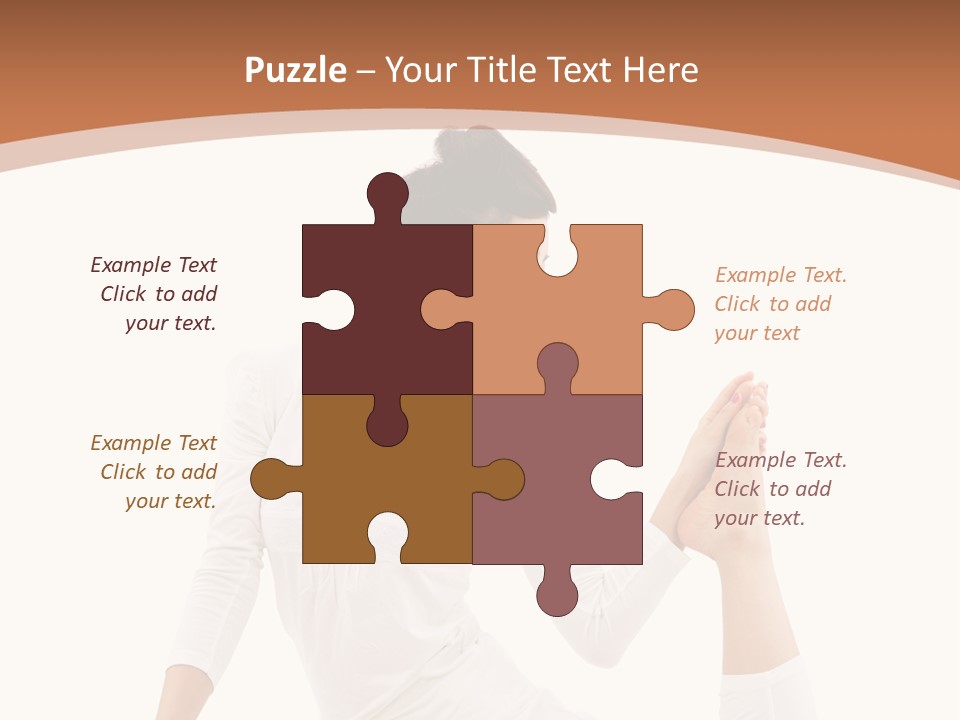 Woman Fit Beautiful PowerPoint Template