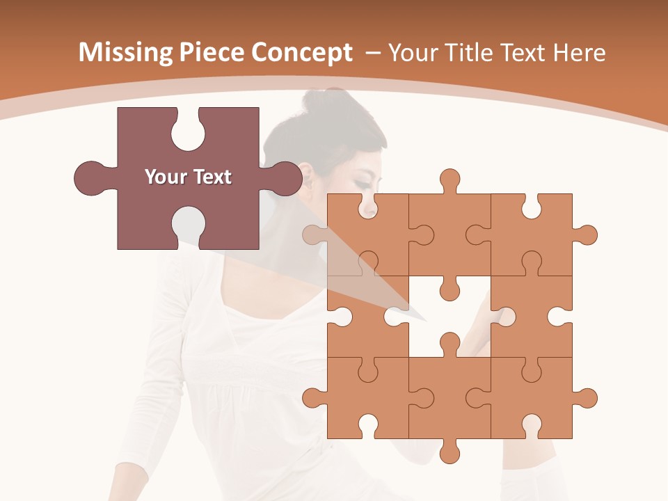 Woman Fit Beautiful PowerPoint Template