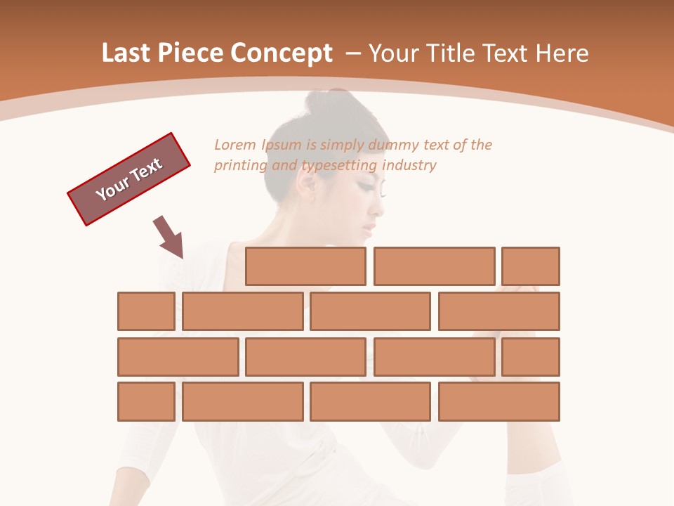 Woman Fit Beautiful PowerPoint Template
