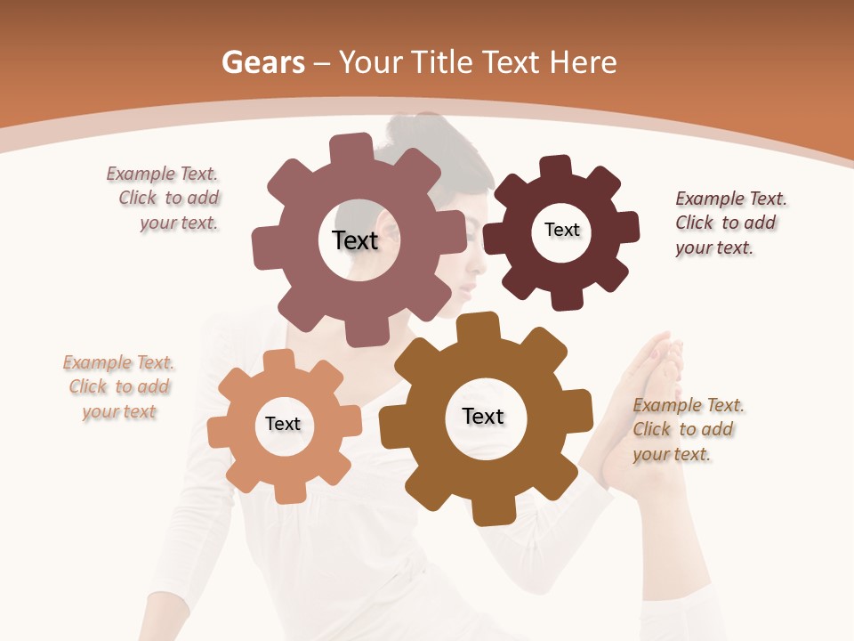 Woman Fit Beautiful PowerPoint Template