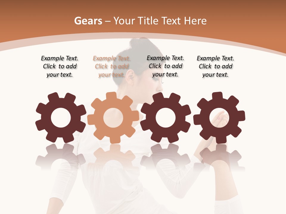 Woman Fit Beautiful PowerPoint Template