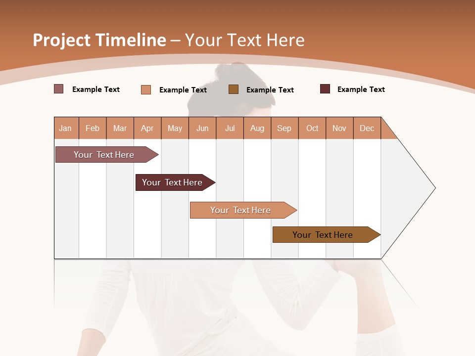 Woman Fit Beautiful PowerPoint Template