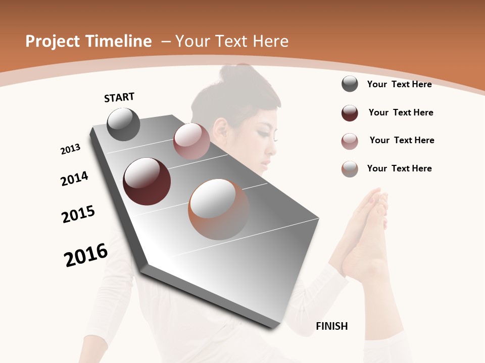 Woman Fit Beautiful PowerPoint Template