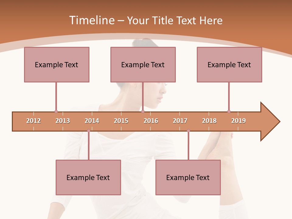 Woman Fit Beautiful PowerPoint Template