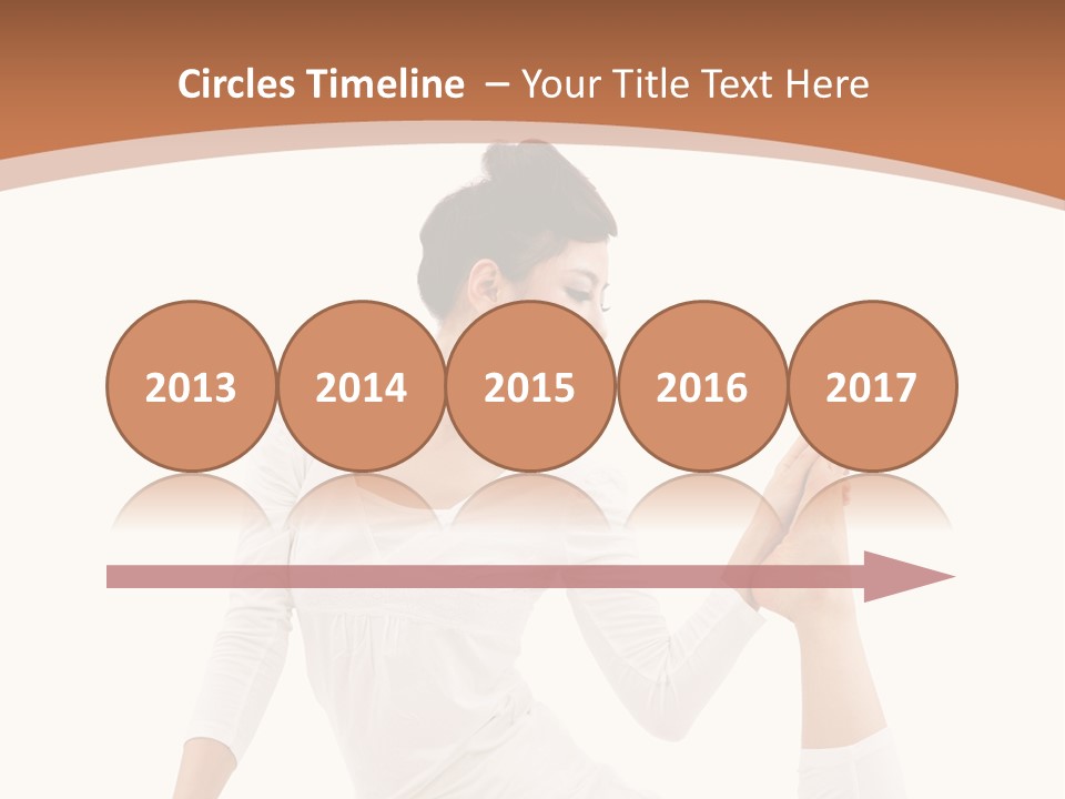 Woman Fit Beautiful PowerPoint Template