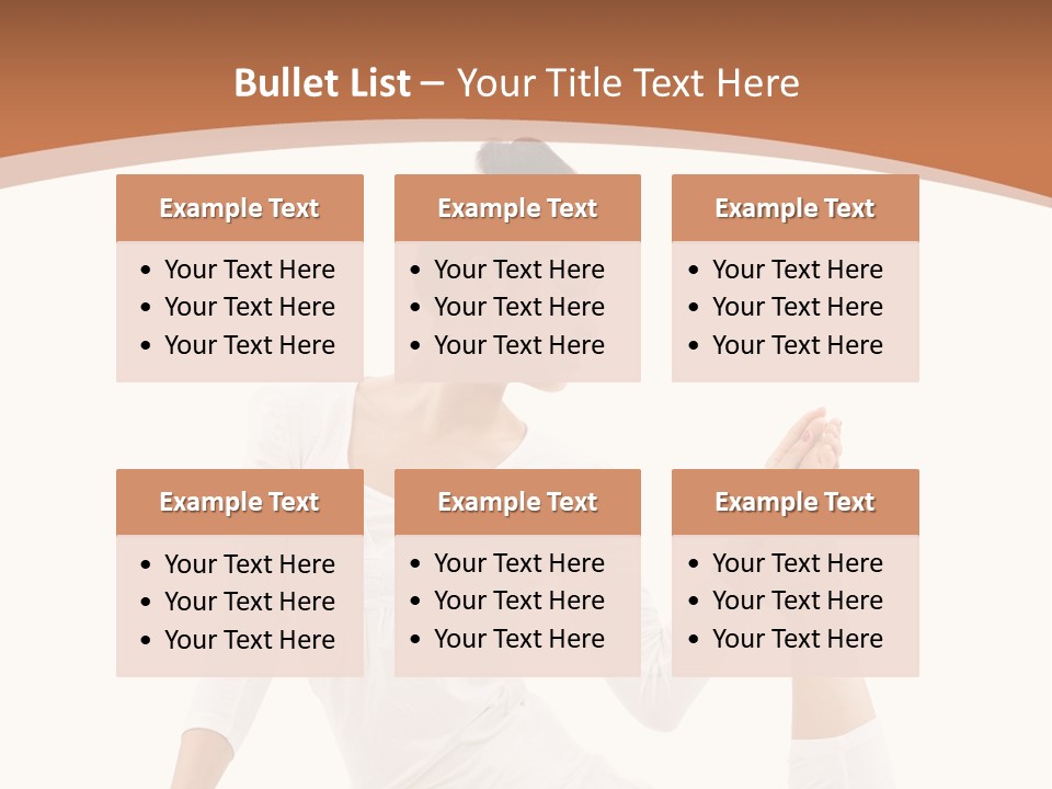 Woman Fit Beautiful PowerPoint Template