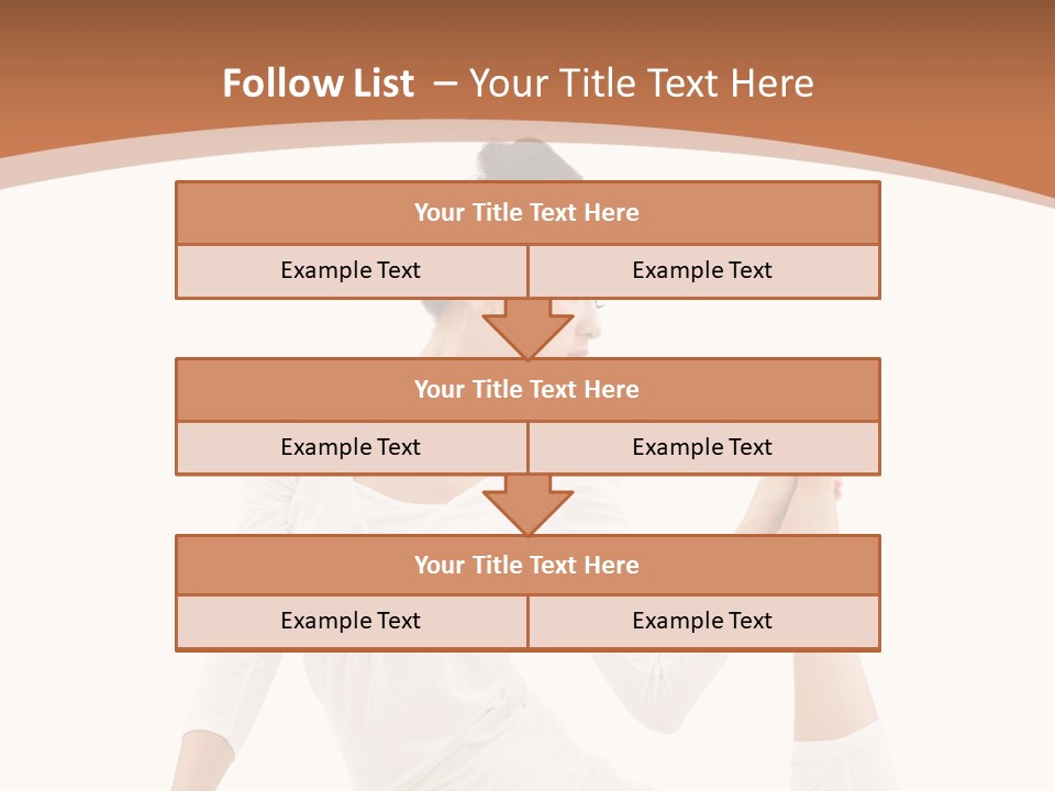 Woman Fit Beautiful PowerPoint Template