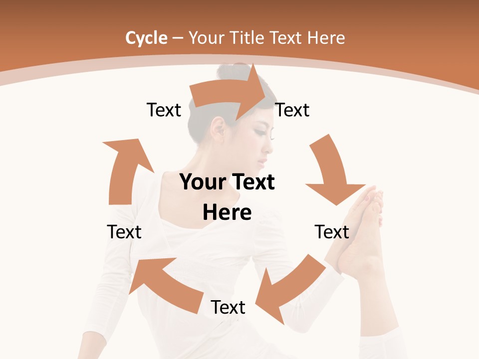 Woman Fit Beautiful PowerPoint Template