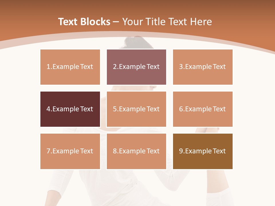 Woman Fit Beautiful PowerPoint Template