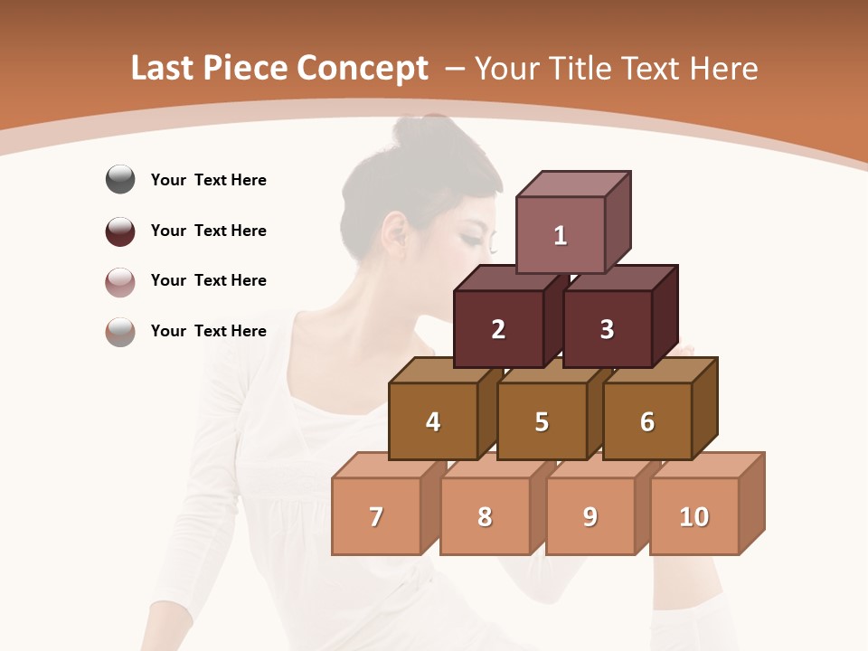 Woman Fit Beautiful PowerPoint Template