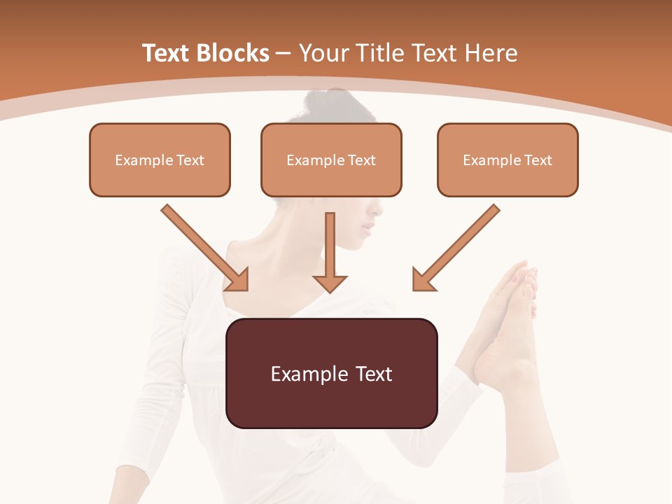 Woman Fit Beautiful PowerPoint Template