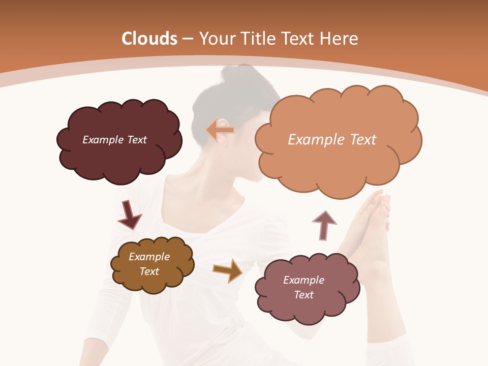 Woman Fit Beautiful PowerPoint Template