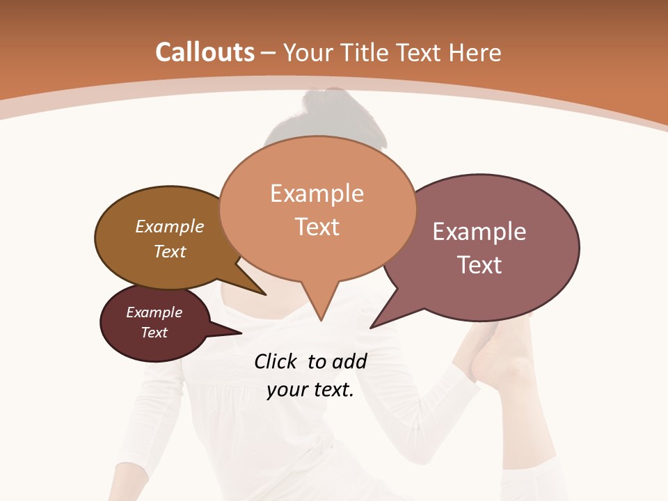 Woman Fit Beautiful PowerPoint Template