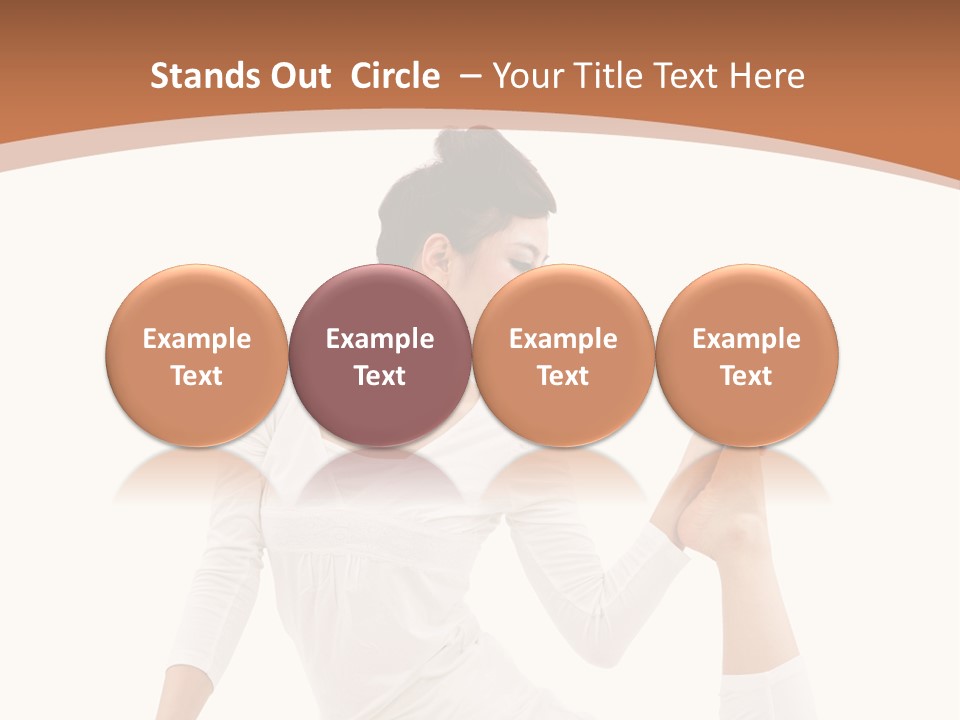 Woman Fit Beautiful PowerPoint Template