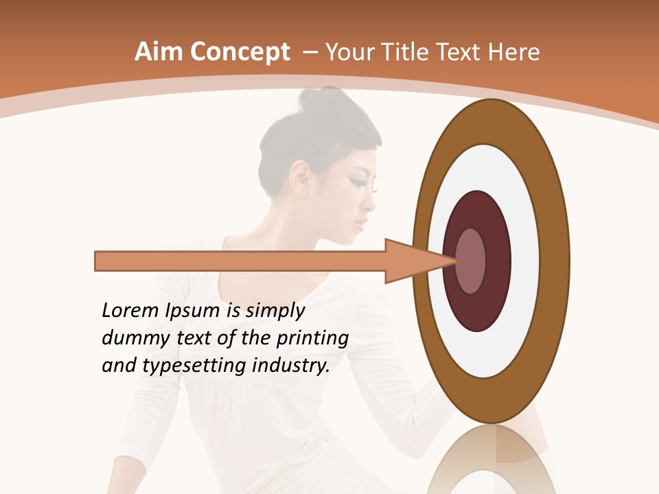 Woman Fit Beautiful PowerPoint Template