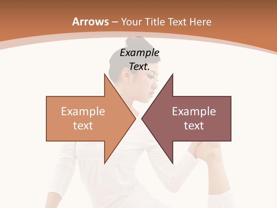 Woman Fit Beautiful PowerPoint Template