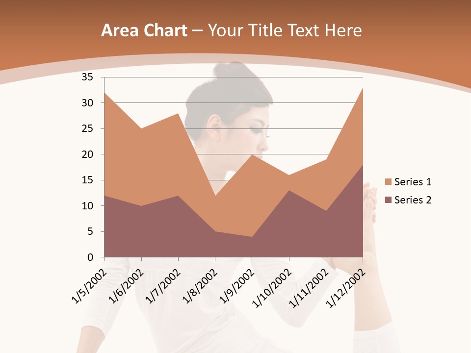 Woman Fit Beautiful PowerPoint Template