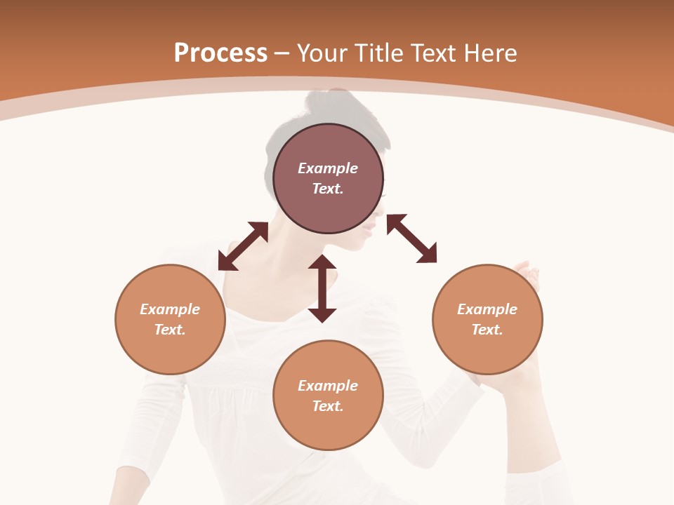 Woman Fit Beautiful PowerPoint Template