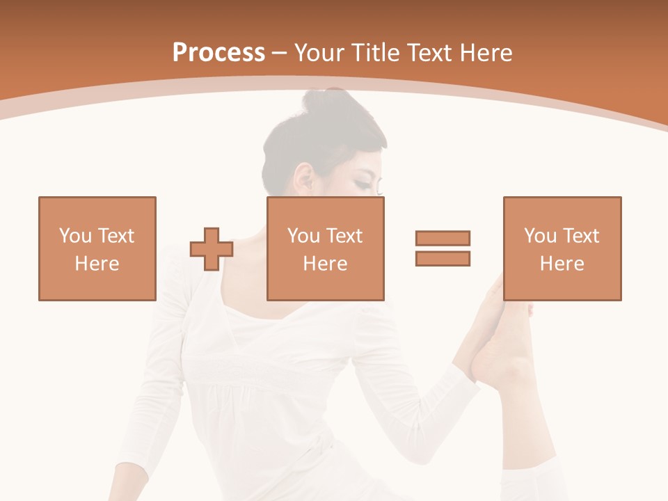 Woman Fit Beautiful PowerPoint Template