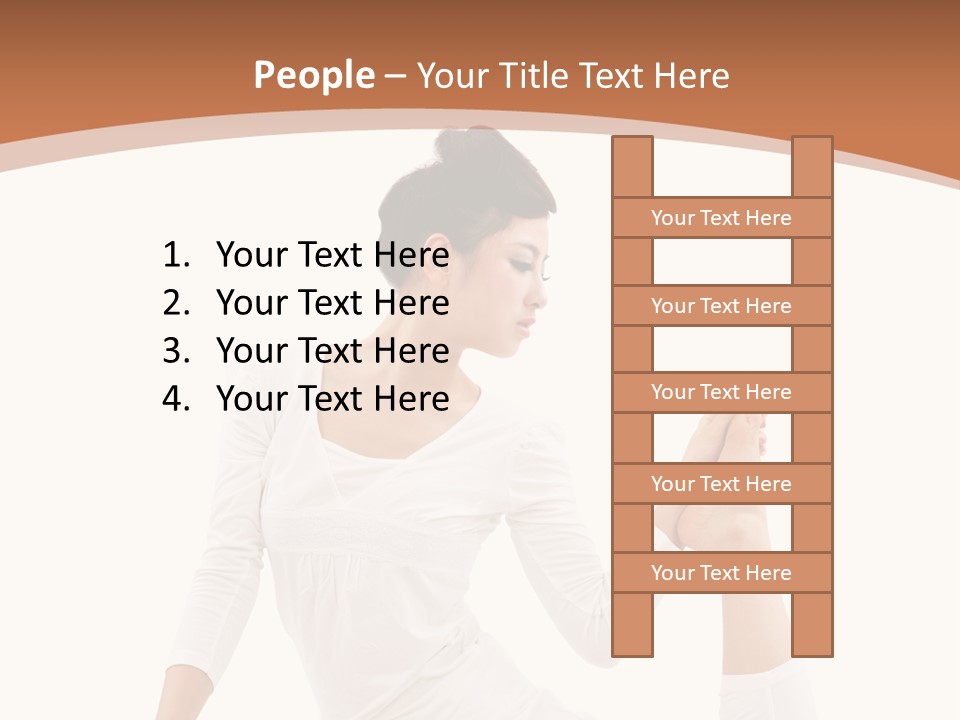 Woman Fit Beautiful PowerPoint Template