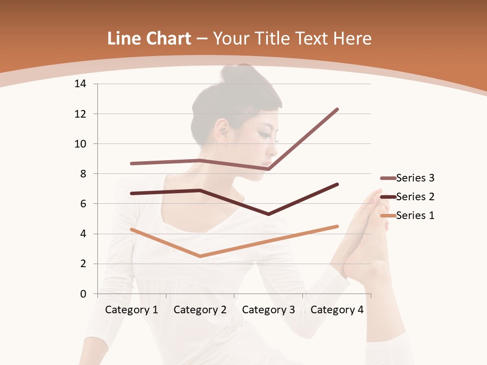 Woman Fit Beautiful PowerPoint Template