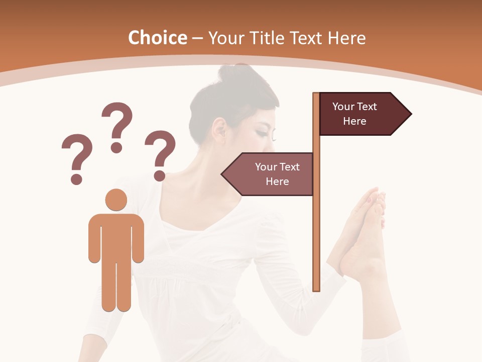 Woman Fit Beautiful PowerPoint Template