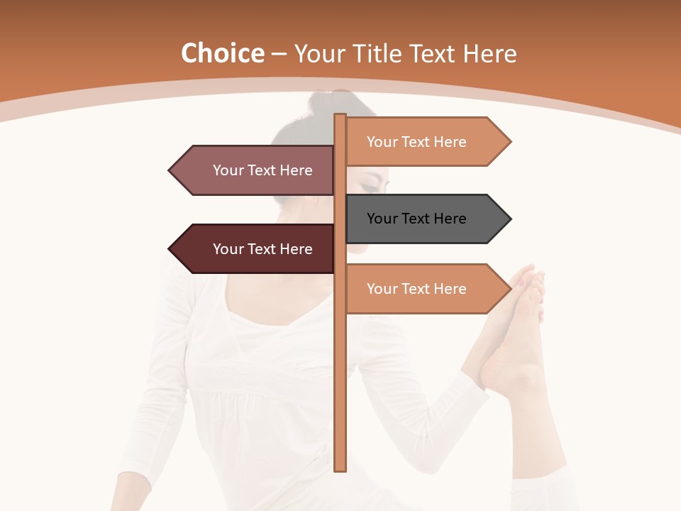 Woman Fit Beautiful PowerPoint Template