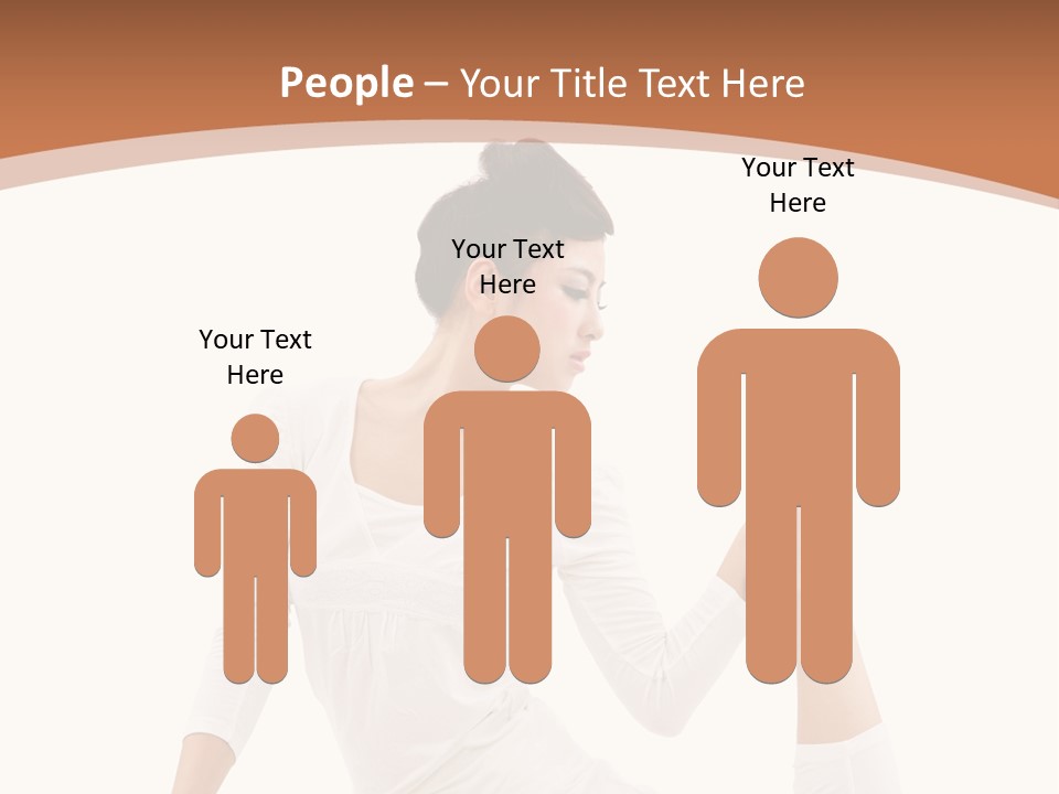 Woman Fit Beautiful PowerPoint Template