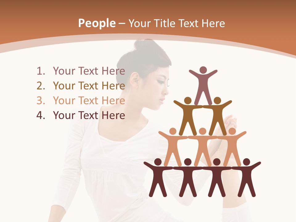 Woman Fit Beautiful PowerPoint Template