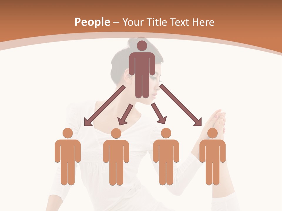 Woman Fit Beautiful PowerPoint Template