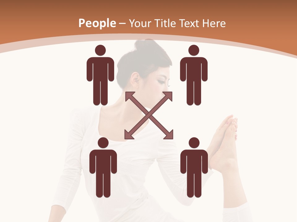 Woman Fit Beautiful PowerPoint Template