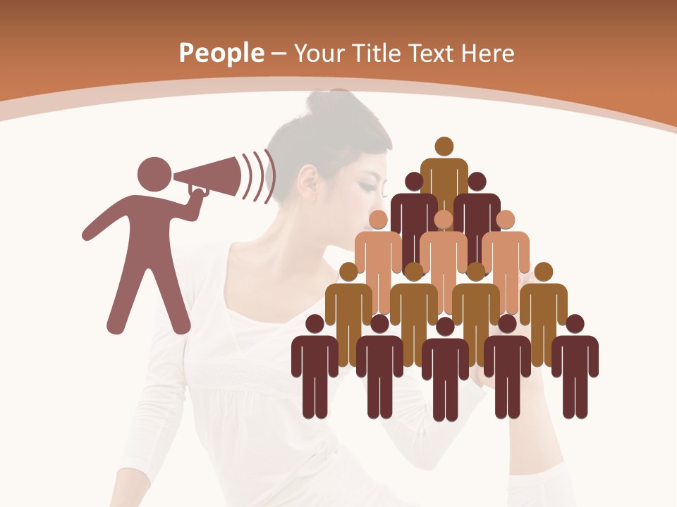 Woman Fit Beautiful PowerPoint Template