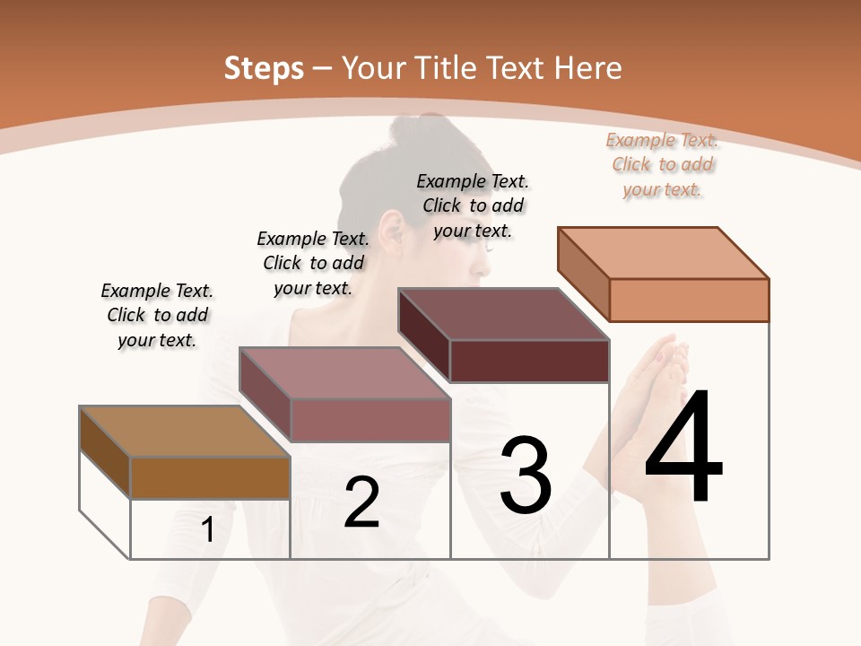 Woman Fit Beautiful PowerPoint Template