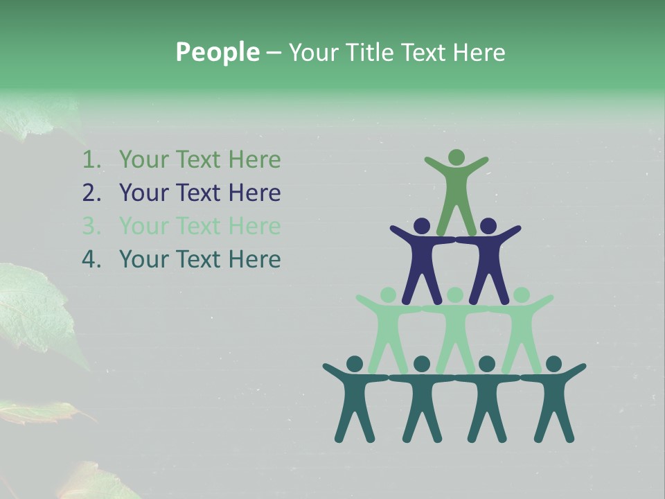 Men Gesture Unity PowerPoint Template