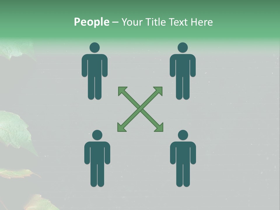 Men Gesture Unity PowerPoint Template