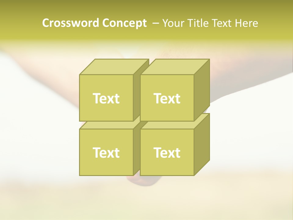 Men Gesture Unity PowerPoint Template