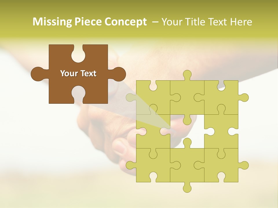 Men Gesture Unity PowerPoint Template