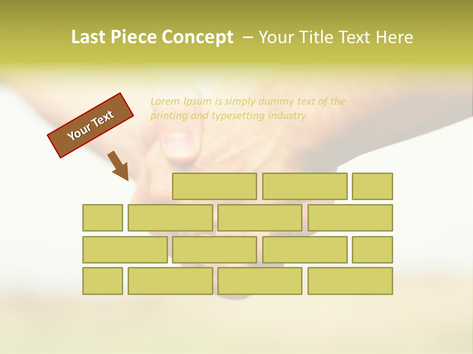 Men Gesture Unity PowerPoint Template