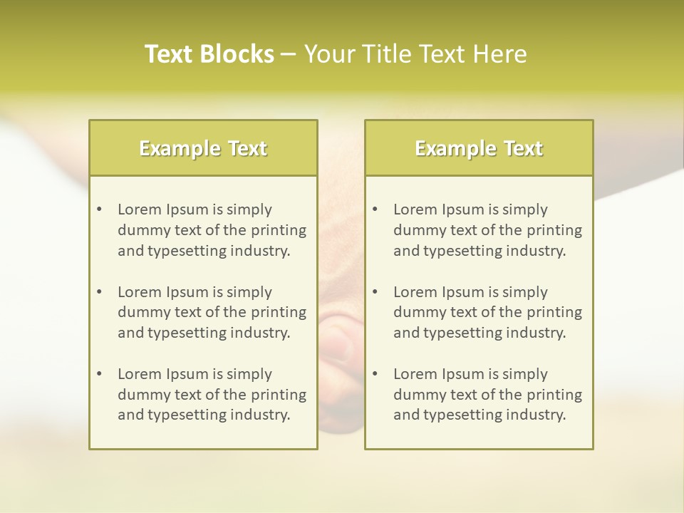 Men Gesture Unity PowerPoint Template