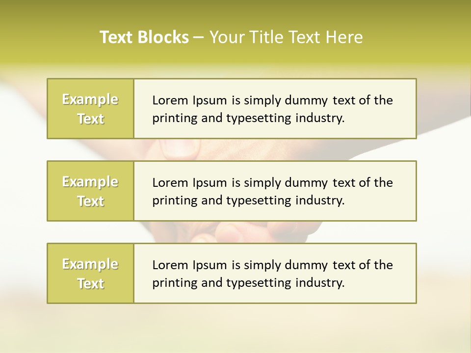 Men Gesture Unity PowerPoint Template