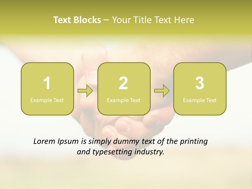 Men Gesture Unity PowerPoint Template