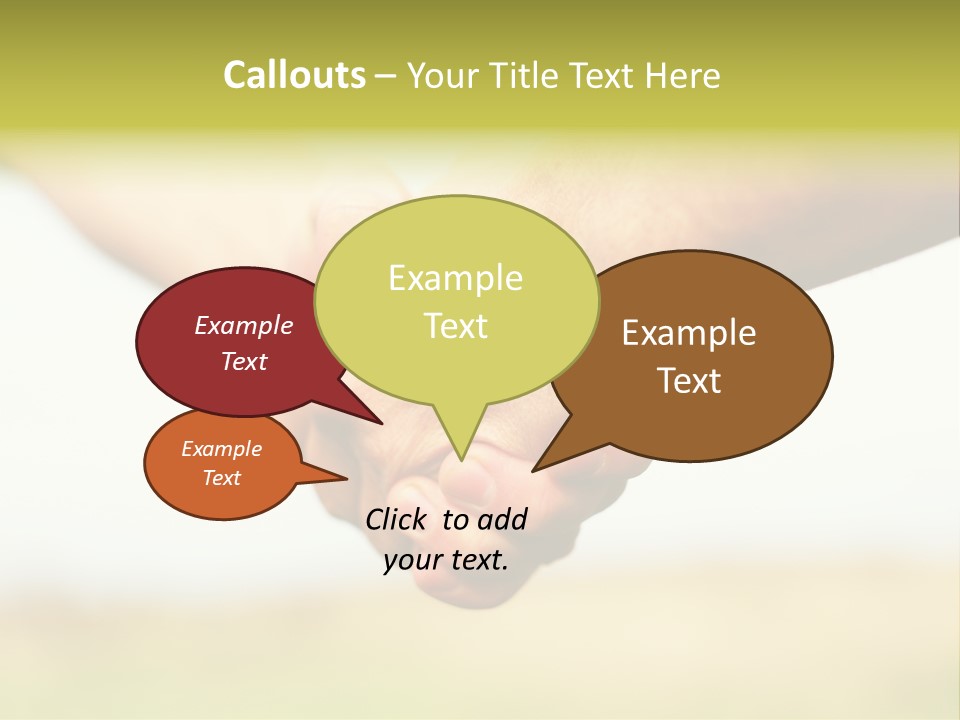 Men Gesture Unity PowerPoint Template