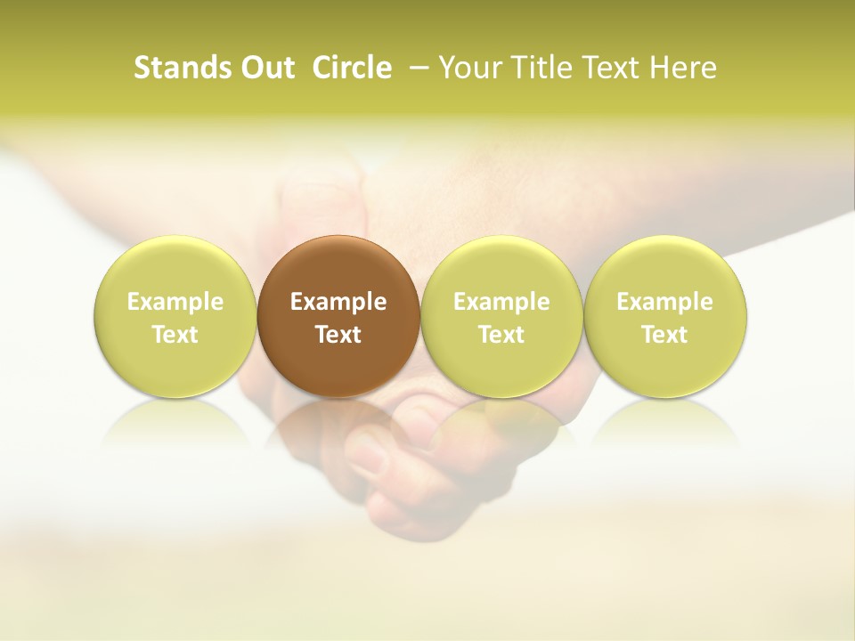 Men Gesture Unity PowerPoint Template