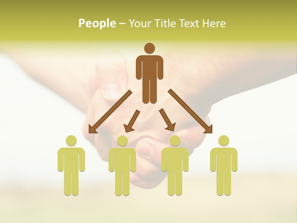 Men Gesture Unity PowerPoint Template