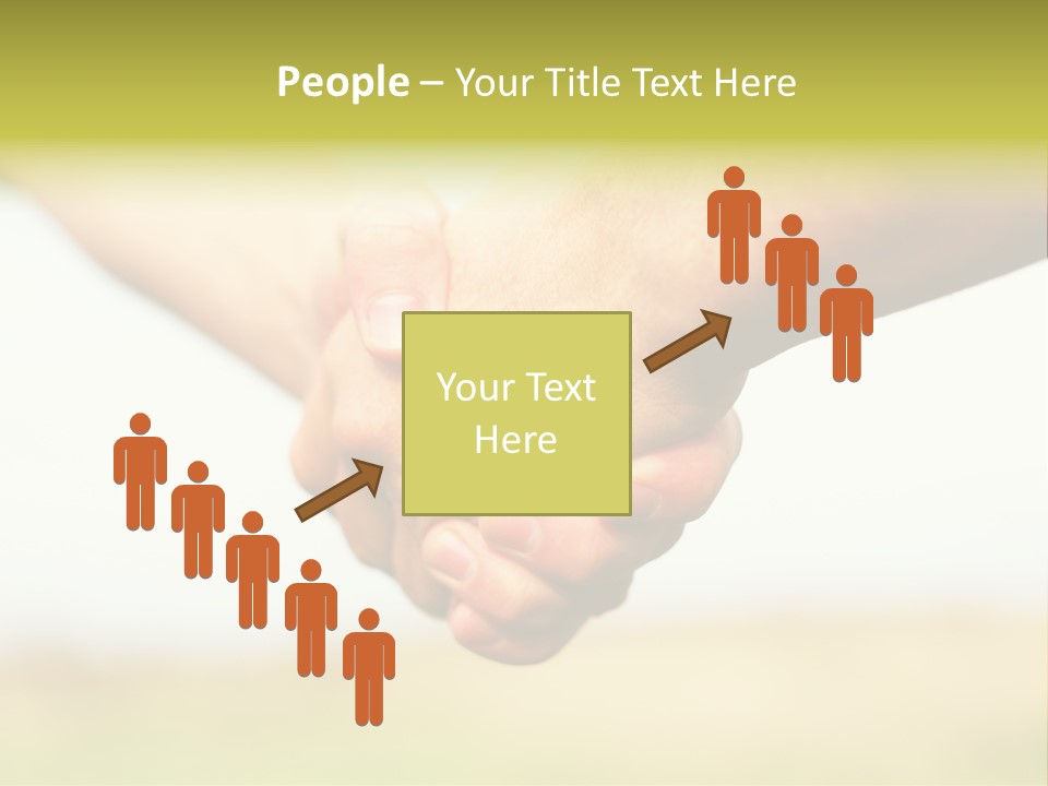 Men Gesture Unity PowerPoint Template