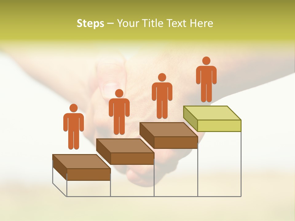 Men Gesture Unity PowerPoint Template