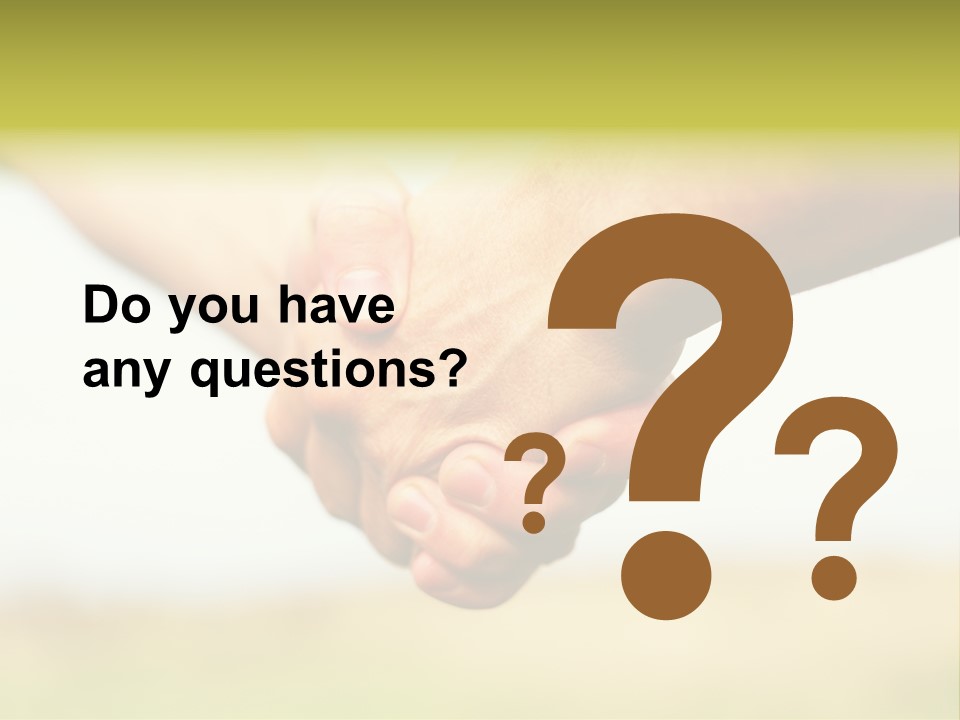 Men Gesture Unity PowerPoint Template