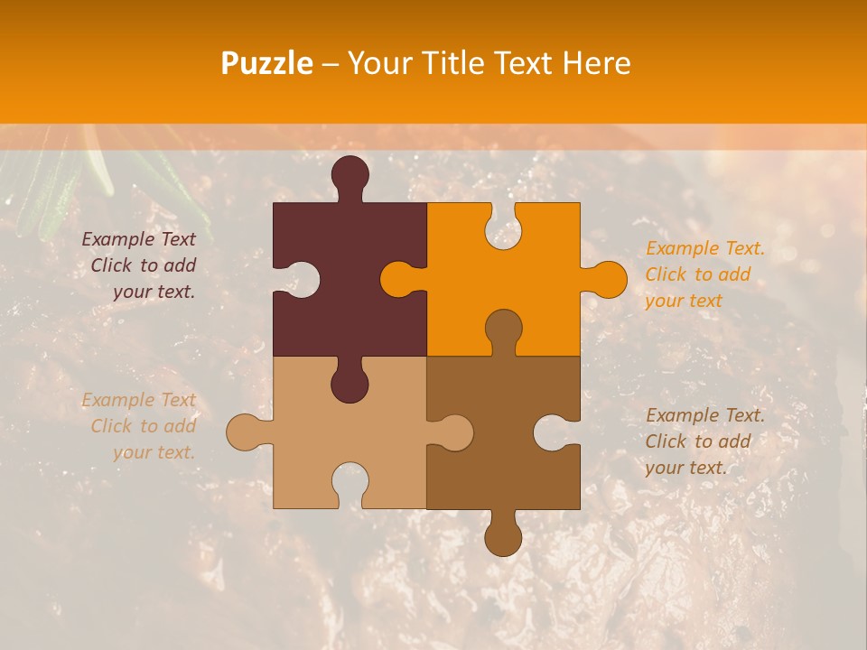 Grilled Barbecue Elegant PowerPoint Template